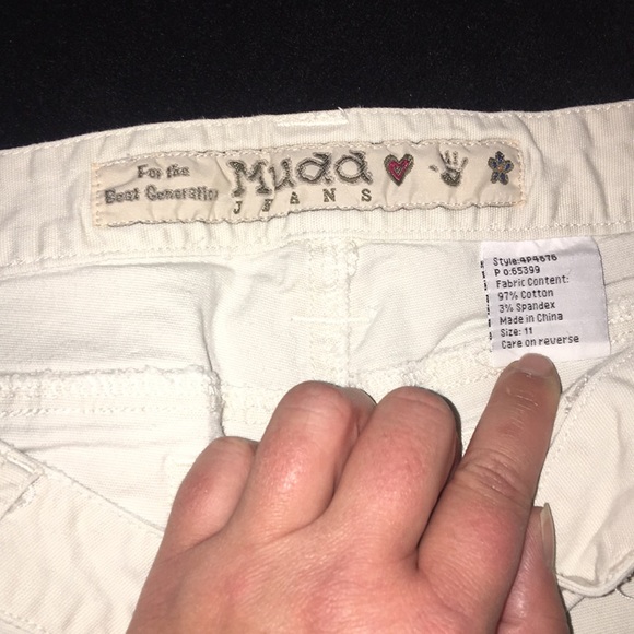 Mudd Bootcut Jeans Sz 11 w/ Right Leg Hammer Loop - Picture 6 of 8